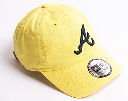 Kšiltovka New Era 9TWENTY MLB Essential Casual Classic Atlanta Braves Strapback Lime Yellow