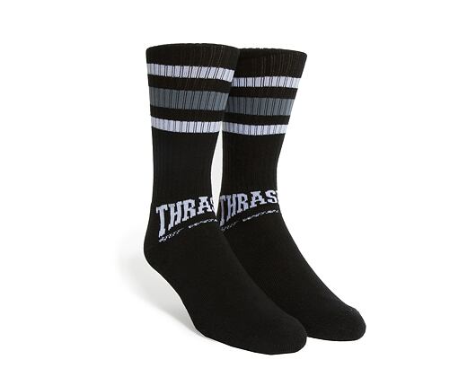 Ponožky HUF × Thrasher Center Field Sock Black