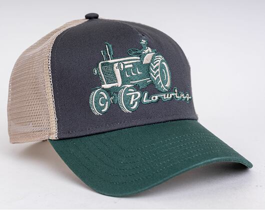 Kšiltovka Stetson Trucker Traktor Plowing by Lierys Green/Grey 7751172