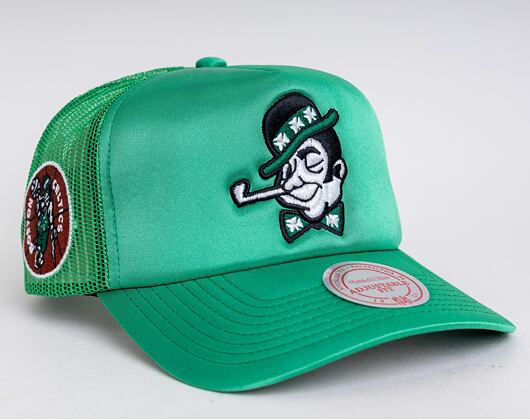 Kšiltovka Mitchell & Ness Logo Remix Trucker Snapback HWC Boston Celtics Green