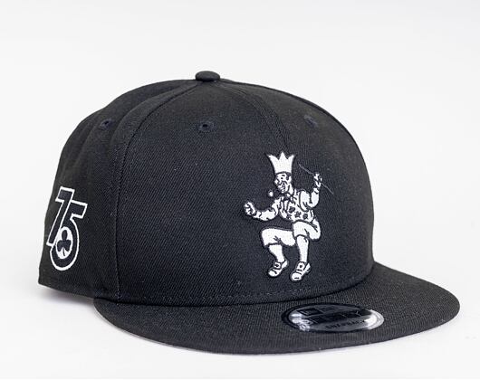 Kšiltovka New Era 9FIFTY NBA22 City Alternate Boston Celtics Black & White Snapback