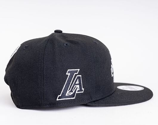 Kšiltovka New Era 9FIFTY NBA22 City Alternate Los Angeles Lakers Black & White Snapback