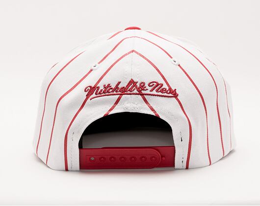 Kšiltovka Mitchell & Ness NBA Retro Pinstripe Snapback Hwc Chicago Bulls White