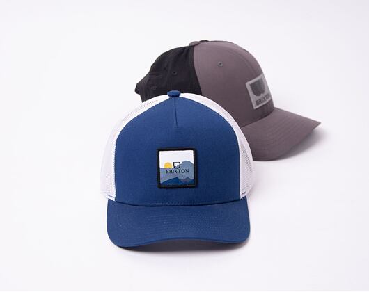 Kšiltovka Brixton Alpha Block X C MP Mesh Cap Mountain Blue