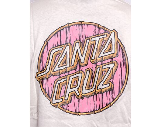 Triko Santa Cruz Tiki Dot T-Shirt Off White