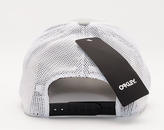Kšiltovka Oakley B1B HDO PATCH TRUCKER Stone Grey / White