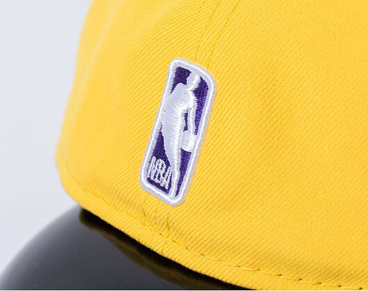 Kšiltovka New Era 59FIFTY NBA Basic Los Angeles Lakers Fitted Yellow / Purple