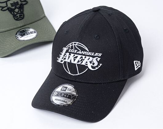 Kšiltovka New Era 9FORTY NBA Essential Outline Los Angeles Lakers - Black