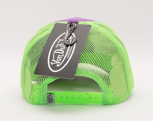 Kšiltovka Von Dutch Kent Trucker Velvet Violet/Green