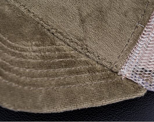 Kšiltovka Von Dutch Kent Trucker Velvet Khaki/Sand