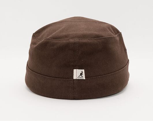 Kšiltovka Kangol Cotton Twill Army Cap Brown