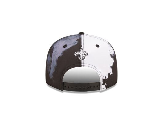 Kšiltovka New Era 9FIFTY NFL22 Sideline "Ink Dye" New Orleans Saints Black / White