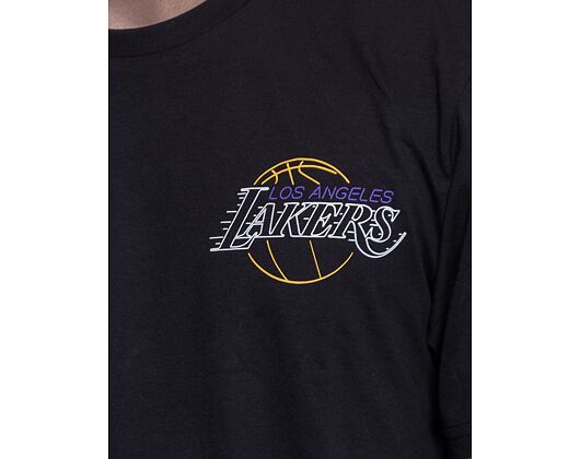 Triko New Era NBA Neon Graphic Tee Los Angeles Lakers Black