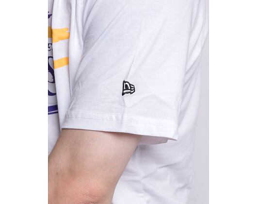 Triko New Era NBA Tear Graphic Tee Los Angeles Lakers White