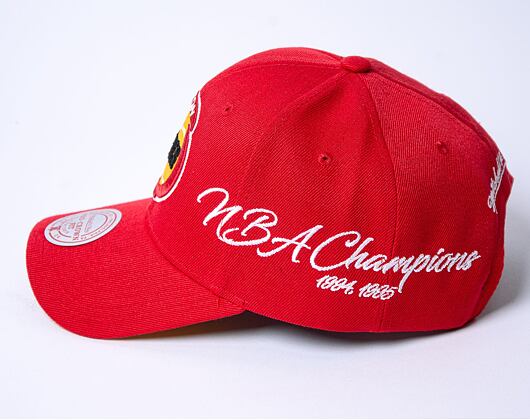 Kšiltovka Mitchell & Ness Champ Wrap Pro Snapback Hwc Houston Rockets Red