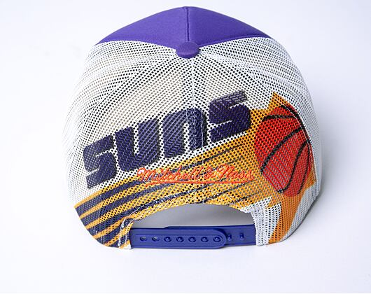 Kšiltovka Mitchell & Ness Off The Backboard Trucker Hwc Phoenix Suns Purple / White