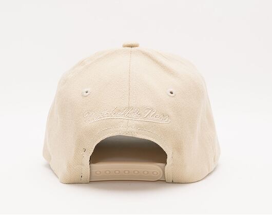 Kšiltovka Mitchell & Ness Box Logo Classic Snapback Branded Khaki