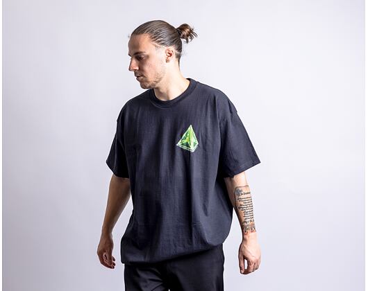 Triko HUF Tesseract Triple Triangle T-Shirt Black