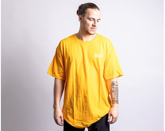 Triko HUF Essentials Classic H T-Shirt Gold