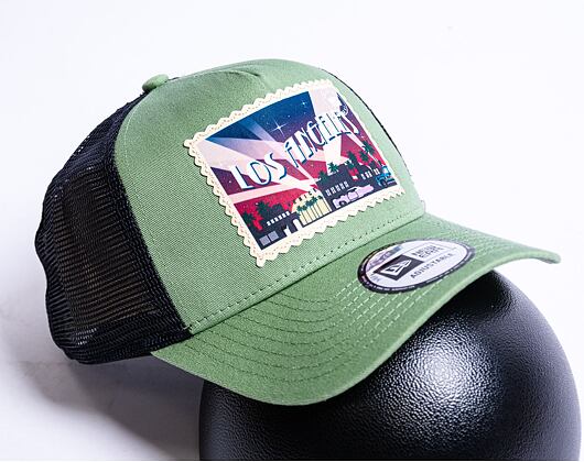 Kšiltovka New Era 9FORTY A-Frame Trucker Postcard Jade Green