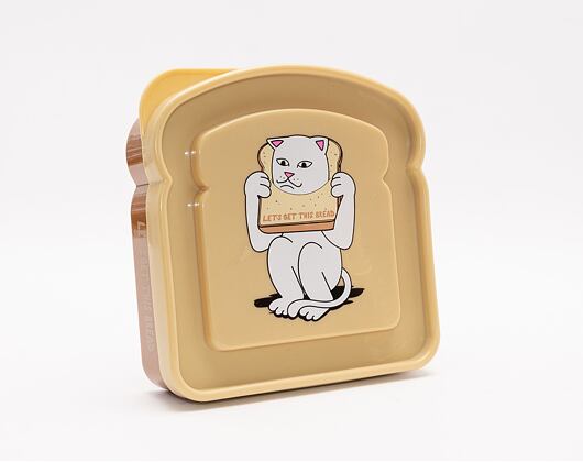 Krabička na svačinu Rip & Dip Lets Get This Bread Sandwich Box Brown