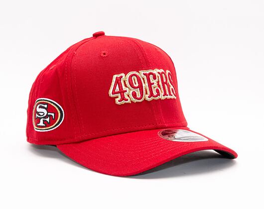 Kšiltovka New Era 9FIFTY Stretch-Snap NFL Team Wordmark San Francisco 49ers Scarlet