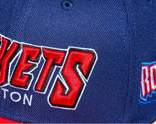 Kšiltovka Mitchell & Ness SHREDDER STRETCH SNAPBACK HWC Houston Rockets Blue