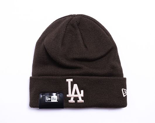 Kulich New Era MLB League Essential Cuff Beanie Los Angeles Dodgers Brown / Stone