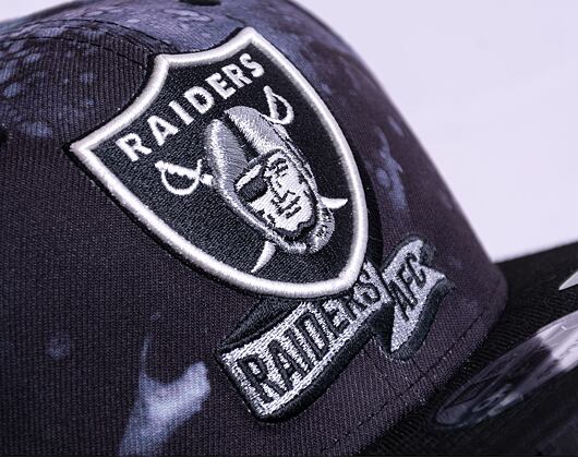 Kšiltovka New Era 9FIFTY NFL22 Sideline Ink Dye Las Vegas Raiders