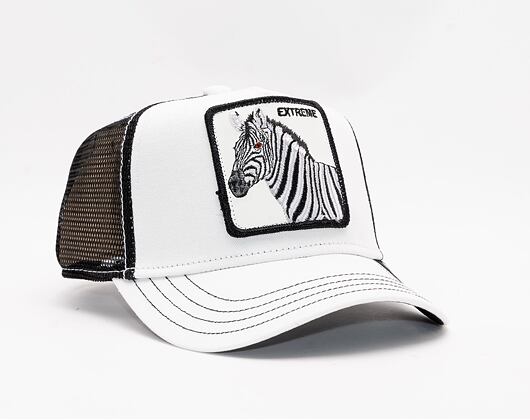 Dětská kšiltovka Goorin - Little Stripe Trucker - White