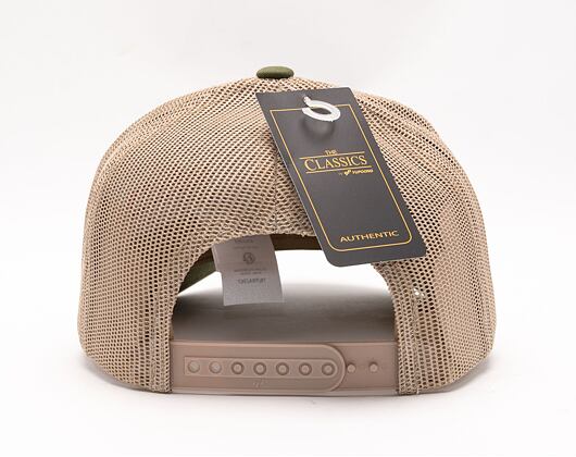 Kšiltovka Yupoong Retro Trucker 2-Tone Mossgreen / Khaki