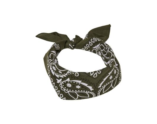 Šátek Urban Classics Bandana Olive