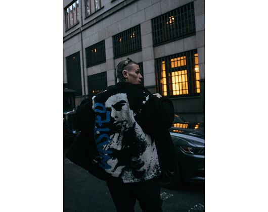 Bunda  Wasted Paris Jacket Pierce Sherpa - Black