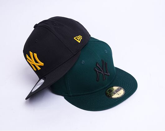 Kšiltovka New Era 59FIFTY MLB League Essential 5 New York Yankees Green / Black