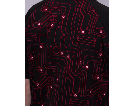 Triko New Era Mercedes E-sports Motherboard T-shirt Black
