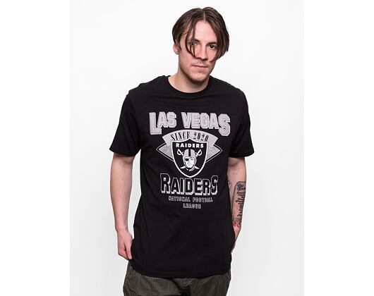 Triko New Era NFL Team Wordmark Tee Las Vegas Raiders Black/White