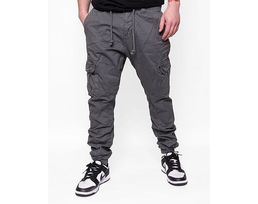 Kalhoty Urban Classics Cargo Jogging Pants Dark Grey