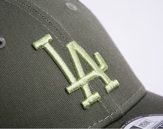 Kšiltovka New Era 9FORTY MLB League Essential Los Angeles Dodgers Olive / Leaf Green