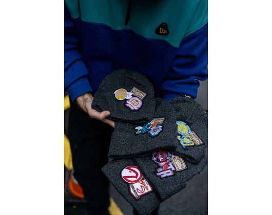 Kulich Mitchell & Ness XL LOGO PATCH KNIT HWC New York Knicks Black