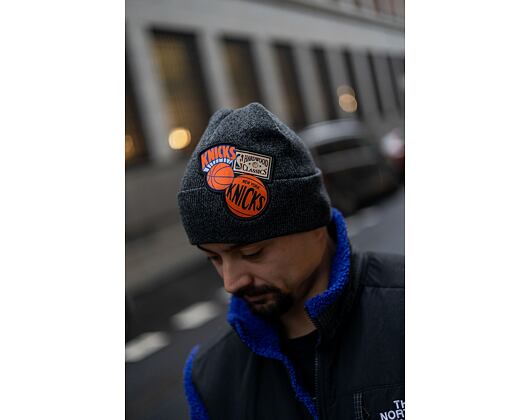 Kulich Mitchell & Ness XL LOGO PATCH KNIT HWC Philadelphia 76Ers Black