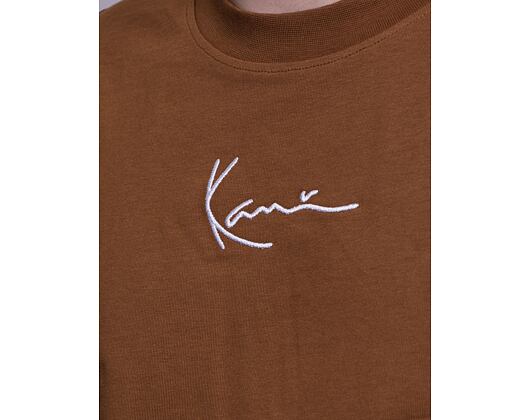 Triko Karl Kani Small Signature Essential Tee brown