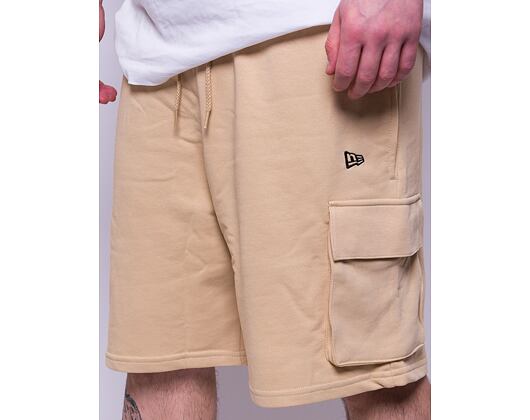 Kraťasy New Era Essentials Cargo Shorts Oat Milk / Black