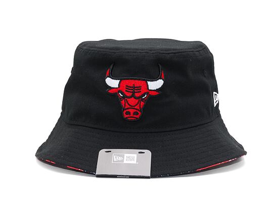 Klobouk New Era NBA Print Infill Bucket Chicago Bulls Black