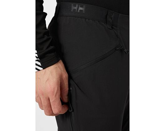 Kalhoty Helly Hansen RASK LIGHT SOFTSHELL PANT 990 BLACK