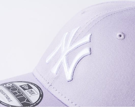 Kšiltovka New Era 9FORTY MLB League Essential New York Yankees - Purple Pastel / White