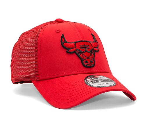 Kšiltovka New Era 9FORTY Trucker NBA Home Field Chicago Bulls Red