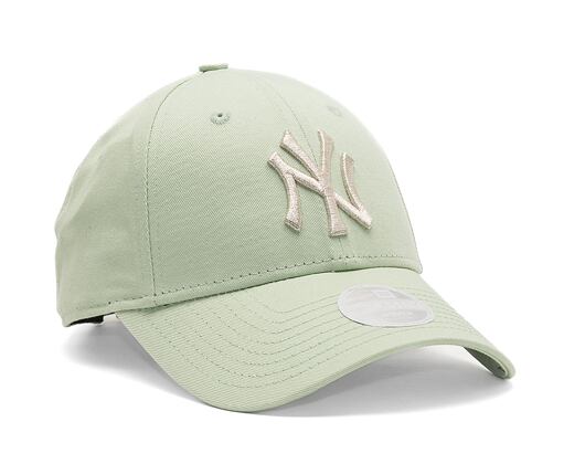 Dámská kšiltovka New Era 9FORTY Womens MLB Metallic Logo New York Yankees Soft Grass / Shiny Silver