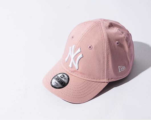Dětská kšiltovka New Era 9FORTY Kids MLB League Essential New York Yankees Dirty Rose / Optic White