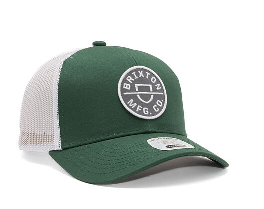 Kšiltovka Brixton Crest X MP Mesh Cap Spruce / White