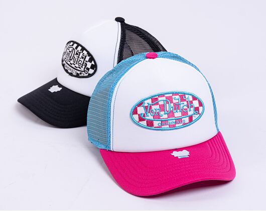 Kšiltovka Von Dutch Trucker Tampa Foam White/Lt.Blue
